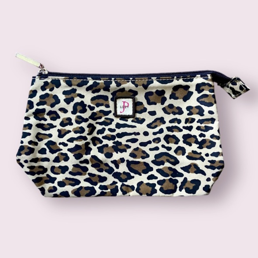 Lizzy P Leopard Print Cosmetic Bag